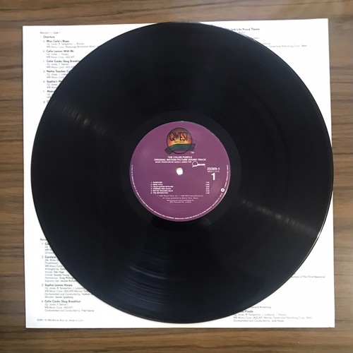 The Color Purple Original Motion Picture Soundtrack 2 LP Set Quincy Jones Vinyl - Picture 5 of 12