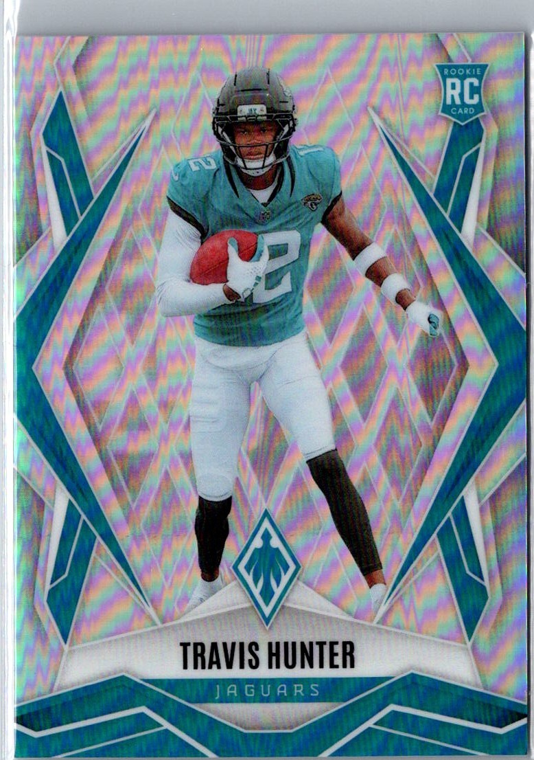 2025 Panini Phoenix Silver Rookie Travis Hunter Jacksonville Jaguars #157