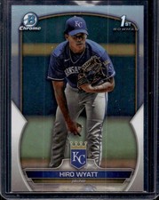 Hiro Wyatt 2023 Bowman Draft Chrome #BDC-80 Refractor Qty Available