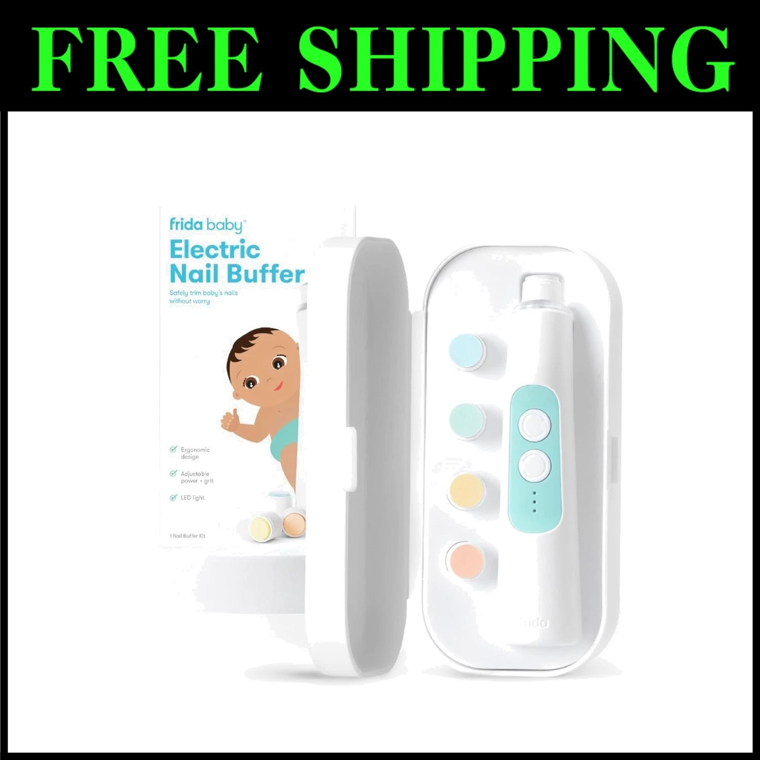 Baby Nail Clippers with LED Light
Opens in a new window or tab