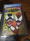 Amazing Spiderman 363 - 362 Raw CGC 9.4 - Venom - Carnage - White Pages