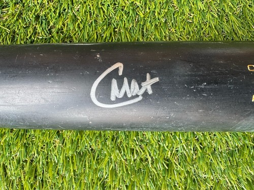 CHICAGO CUBS COLE MATHIS AUTOGRAPHED GAME USED BASEBALL BAT - Picture 2 of 3