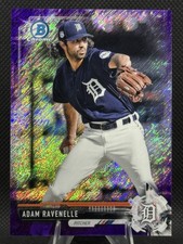 2017 Bowman Chrome #BCP189 Adam Ravenelle Prospect Purple Shimmer Refractor