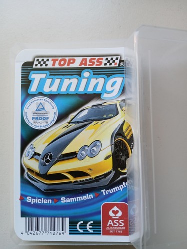 Top ASS Tuning Quartett - Altenburger Spielkarten Kartenspiel Gebraucht Komplett