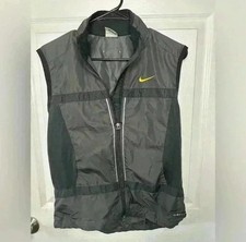 Vintage Nike Clima Fit Athletic Windbreaker Vest Sleeveless Size Small 4-6