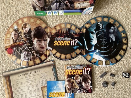 Harry Potter Scene It Complete Cinematic Journey DVD Board Game 100% Complete - Picture 2 of 13