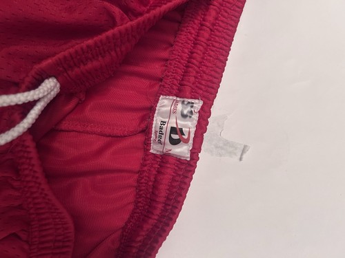 Damas Tejón Deportes Lucha Rojo Gimnasio Pantalones Cortos Medianos - Imagen 2 de 3