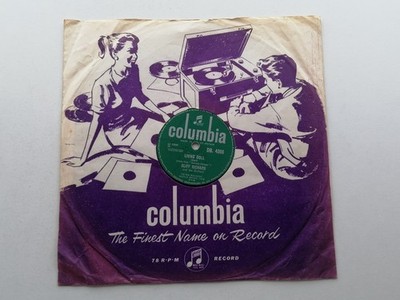 CLIFF RICHARD & THE SHADOWS  UK 1958 COLUMBIA 78  LIVING DOLL  EX