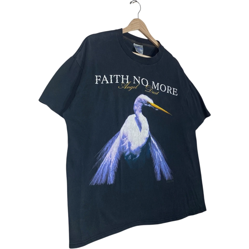 Vintage Faith No More Angel Dust Tour Graphic T-Shirt Black Mens XL - Image 4 of 4