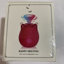 Happy Meeting Mini Rose Massager Sucking Motion Rechargeable Discreet Shipping