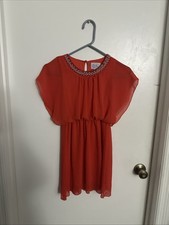 Girls Dress Orange