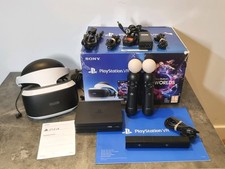 PlayStation 4 PSVR Bundle Camera + 2 Move Motion Controllers Boxed Tested VR PS4