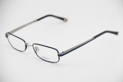 FLEXON FORTE BLUE SILVER NAVY AUTHENTIC FRAMES EYEGLASSES 51-18