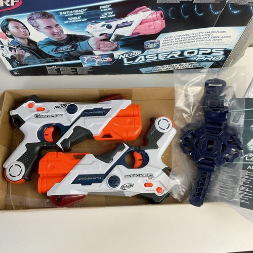 Nerf Laser Ops Pro. Lazer Tag Gun Gioco. Usato una volta. Confezione 2 pistole. - Foto 2 di 5