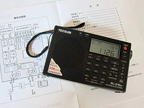 TECSUN Shortwave/AM/FM DSP processing BCL radio PL-310ET Black [NEW] TI - Image 2 of 4