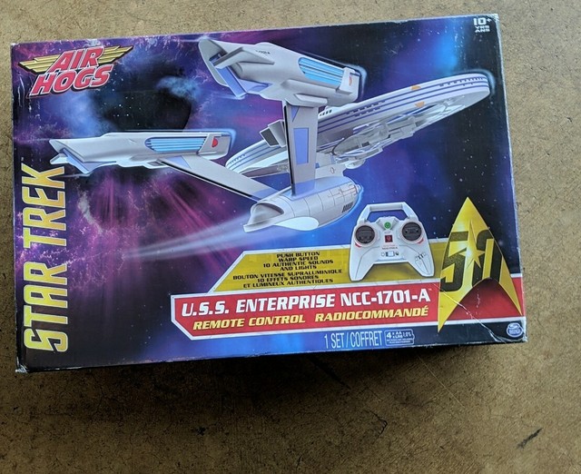 Star Trek U.S.S Enterprise NCC1701 Remote Control Drone Tyco NEW Open