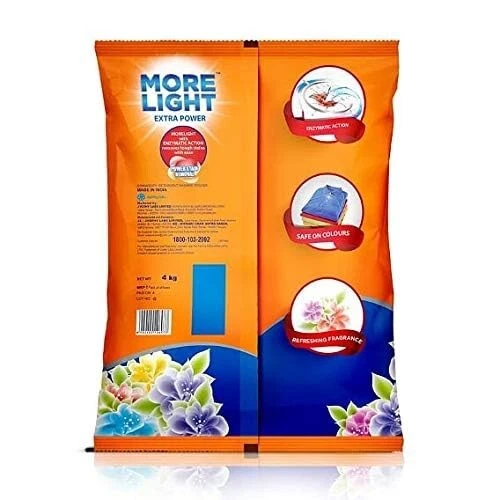 More Light Extra Power Detergent Powder 4kg - Image 2 of 4