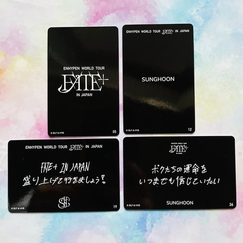 Tarjeta coleccionable ENHYPEN FATE+ PLUS WORLD TOUR JAPAN ES-MD tarjeta fotográfica TOUR MERCH PC - Imagen 82 de 110
