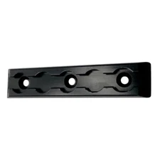 Pit Posse 6" L Track Tie Down Anchor Rail Anodized Aluminum S track Cargo-Black