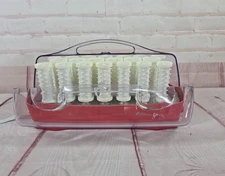 Remington H1084 Style Setter II 20 Hot Rollers NO PINS Lid doesn't close VTG