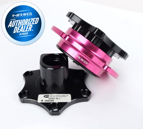 Universal NRG Innovations Gen R 2.0 Quick Release Hub In Black Body, Red Ring - NRG Innovations SRK-R200BK-RD