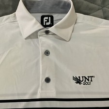 UNT North Texas Mean Green Footjoy Golf Polo Shirt Mens Small