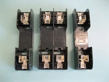 Lot of (3) 60311 60312 Gould Shawmut 1 & 2 Pole Fuse Holders D8
