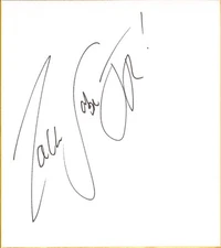 Zack Sabre Jr. Signed Shikishi Art Board BAS Beckett COA New Japan Pro Wrestling