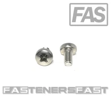 (25) M6-1.0 x10 Stainless Steel Phillips Pan Head Machine Screw DIN7985 A2 M6x10