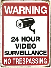 FREE SHIPPING! BUY or make OFFER B4 it’s SOLD! Warning video 12x16 TIN SIGN #21
