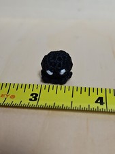 Black With GLOW Eyes Extra Tiny Micro Crochet Handmade Octopus Amigurumi Plushie