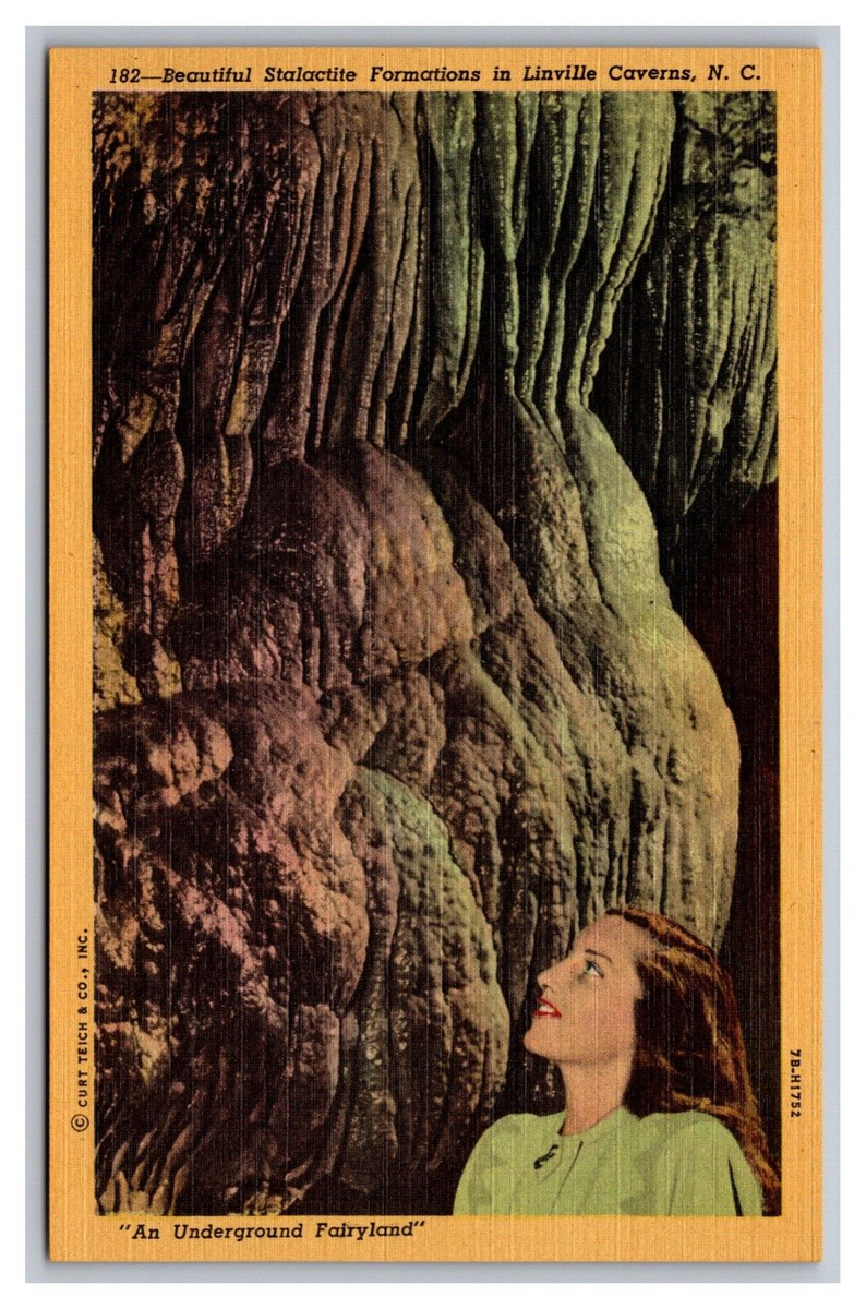 Linville Caverns NC Stalactite Formations Underground Fairyland