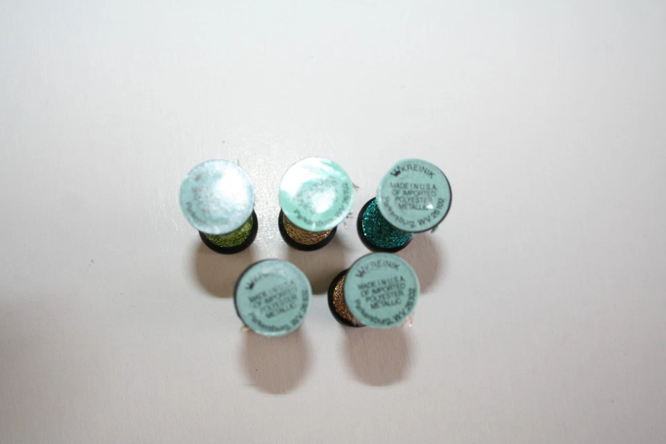 Kreinik #4 Very Fine Braid YOU CHOOSE YOUR COLORS Polyester Metallic 11 meters - Image 4 of 4