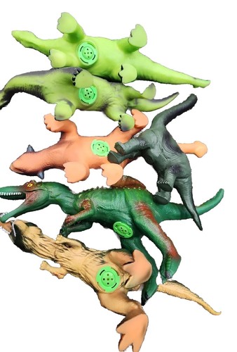 Four (6) Toys R Us Maidenhead Dinosaurs T-Rex, spinosaurus, stego, ankylosaurus - Picture 4 of 5