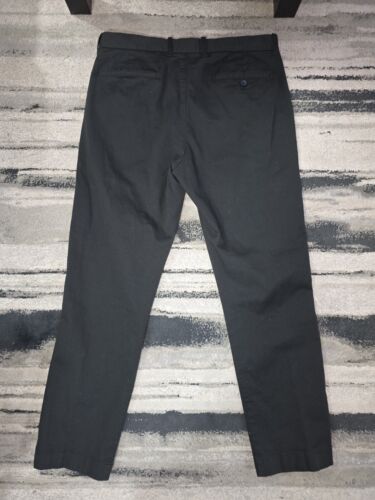 Lot Of 2 Mens Dress Pants 33x30 Banana Republic Green Corduroy & J Crew Black - Picture 11 of 19