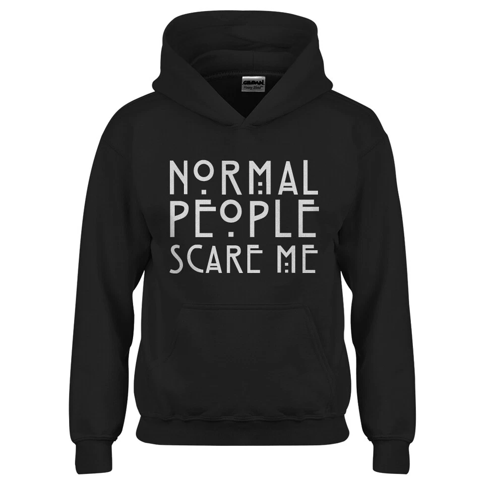 INDICA PLATEAU Normal People Scare Me Youth Hoodie