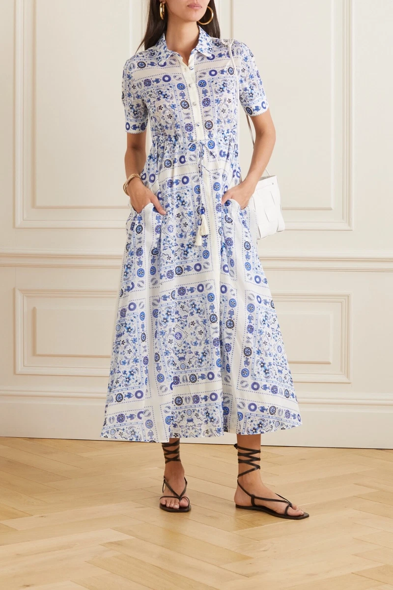 Tory burch printed shirtdress sale
