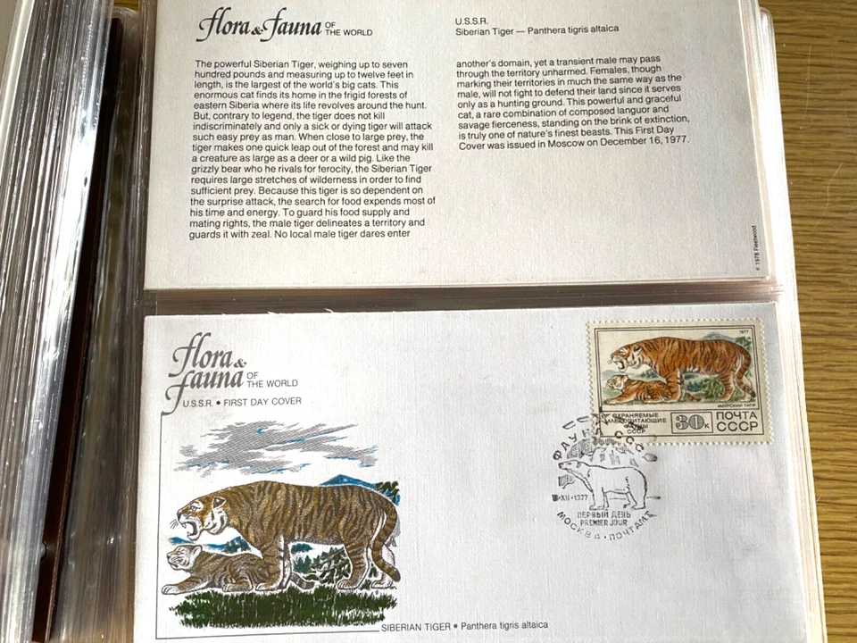 1978 FLORA AND FAUNA OF THE WORLD album of first day covers 48 STAMPED ENVELOPES - Image 3 of 4