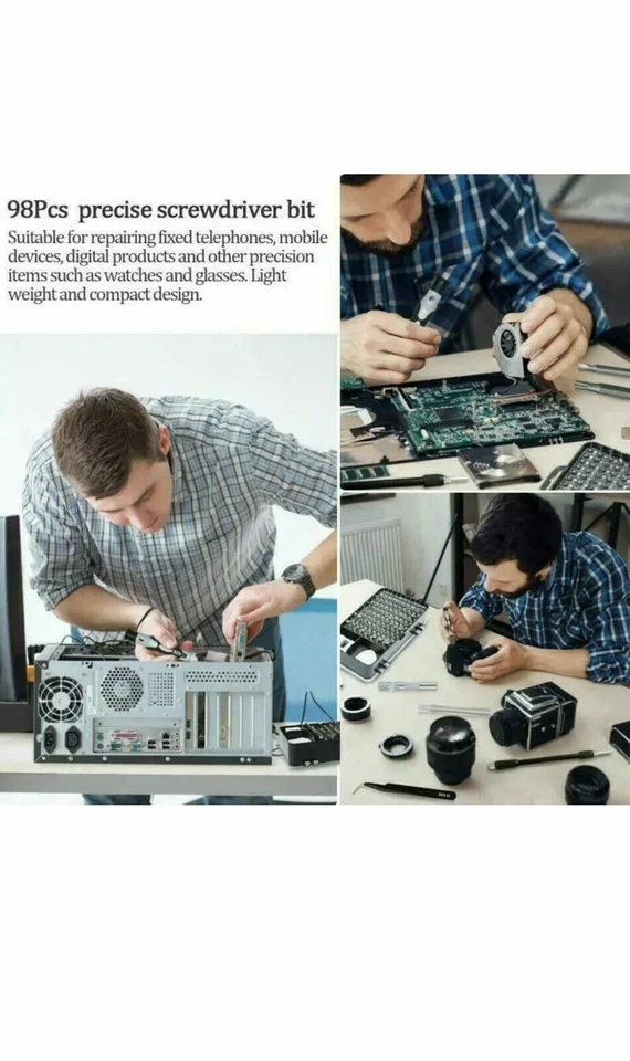 Cell Phone Tablet Repair Opening Tool Kit Set Pry Screwdriver For Iphone Samsung - Image 4 of 4