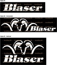Blaser Firearms - Hunting/Outdoor Sports - Vinyl Die-Cut Peel N' Stick Decals