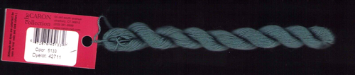 Impressions by Caron SILK & WOOL 5133 BLUE GREEN 36 yds from Italy Needlework - Picture 2 of 2
