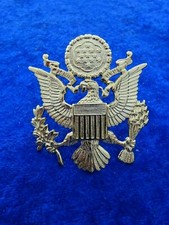 (A21-48) M&uuml;tzenabzeichen US Abzeichen Schirmm&uuml;tze Offizier original