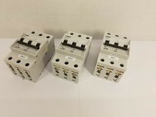Siemens 5SX2 Miniature Circuit Breaker Lot 480V 2 C6 6 Amp, 1  C10 10Amp