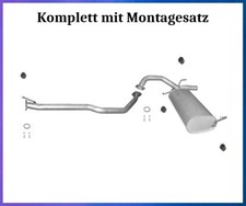 Auspuffanlage für Fiat Sedici 1.9 2.0 D MultiJet 88/99KW Auspuff Montagesatz