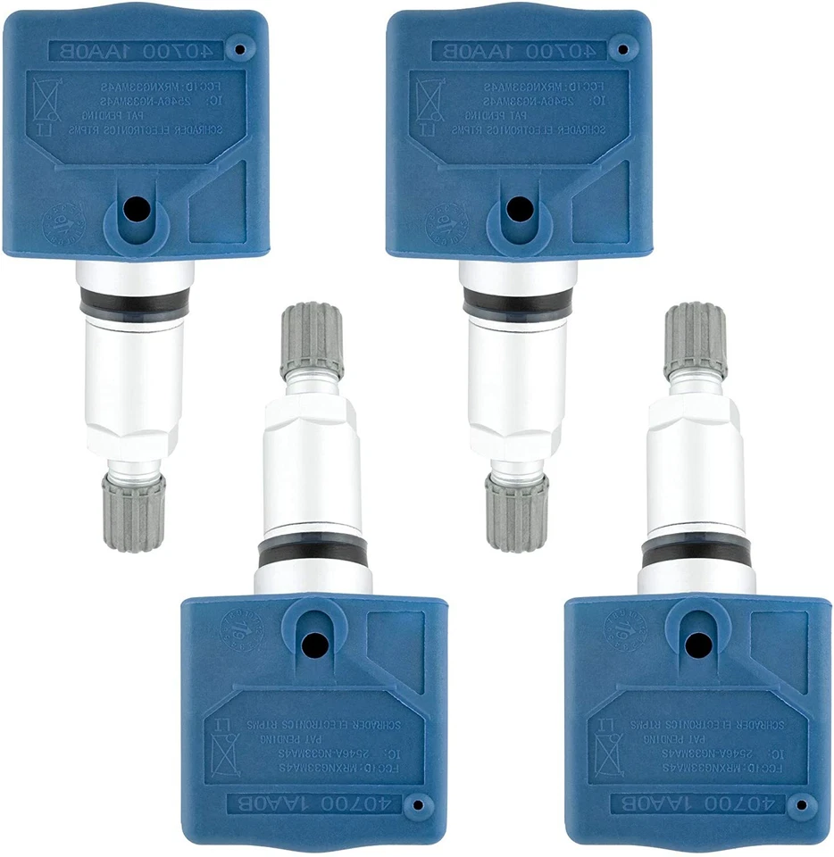 Sensor de presión de neumáticos Qty4 TPMS 315 MHz para Nissan Frontier Infiniti 2006-2012 Foto 2 de 4