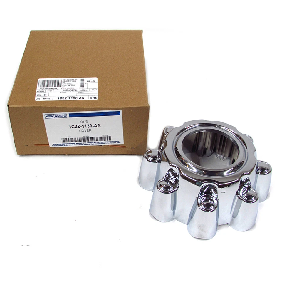 Хромированный центральный колпак колеса Ford F-250 F-350 Super Duty Excursion от оригинального производителя 1C3Z-1130-AA - Изображение 4 из 4