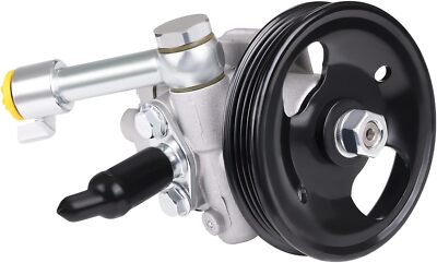 Power Steering Pump with Pulley Compatible with Nissan Maxima V6 3.5L 2004 2005