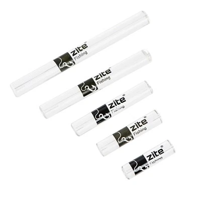 Forellenglas 5 Stück Glasgewichte 3-9g in Schutzröhre Angeln Zite Fishing