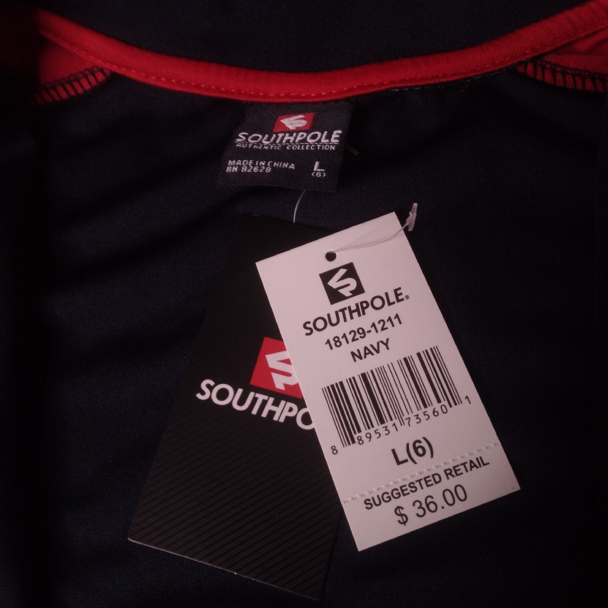 south poleジャケット Southpole Jacket White Orange Signature Series Colorblock