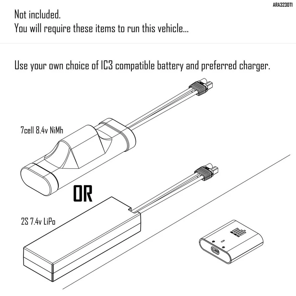 Arrma 3230T1 1/10 GORGON 4X2 MEGA 550 Brushed Monster Truck RTR - Bild 3 von 4